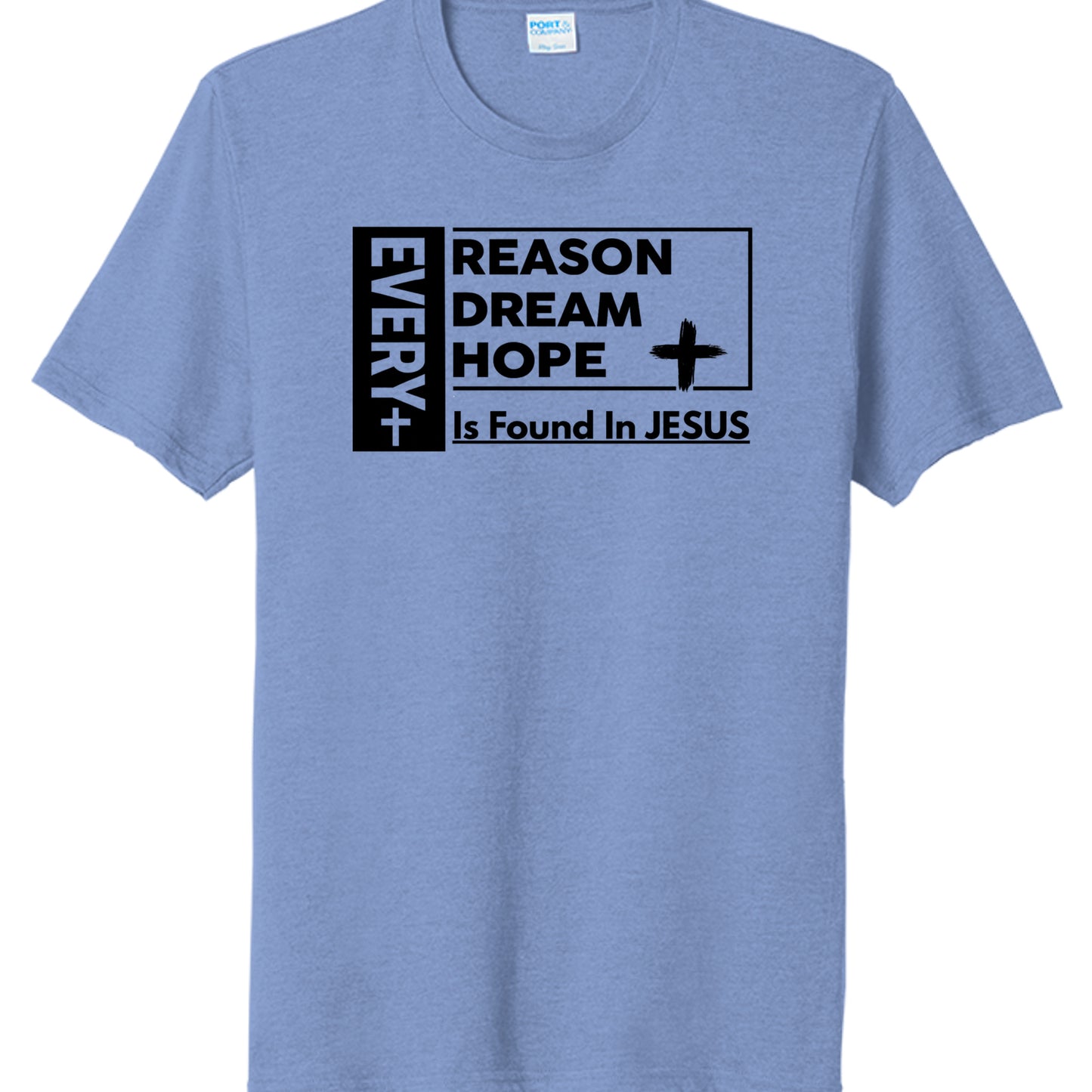 Carolina Blue Heather - PC330 - FRONT